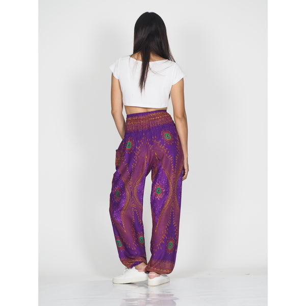 Big eye 65 women harem pants in Purple PP0004 020065 03