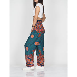 Mandala elephant 71 women harem pants in Green PP0004 020071 06