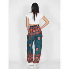 Load image into Gallery viewer, Mandala elephant 71 women harem pants in Green PP0004 020071 06