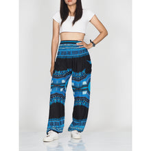 Load image into Gallery viewer, Black Regue 72 women harem pants in Blue PP0004 020072 05