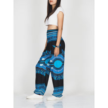 Load image into Gallery viewer, Black Regue 72 women harem pants in Blue PP0004 020072 05