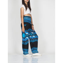Load image into Gallery viewer, Black Regue 72 women harem pants in Blue PP0004 020072 05