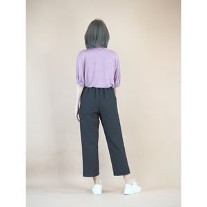 Organic Cotton Casual pants one Button in 3 colors PP0299