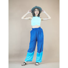 Load image into Gallery viewer, Hand Tiedye New Style Flowy Women&#39;s Palazzo Pants in Blue  PP0326 029000 07