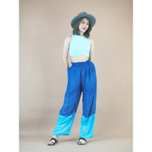 Load image into Gallery viewer, Hand Tiedye New Style Flowy Women&#39;s Palazzo Pants in Blue  PP0326 029000 07