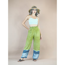 Load image into Gallery viewer, Hand Tiedye New Style Flowy Women&#39;s Palazzo Pants in Green  PP0326 029000 20