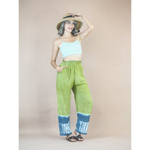 Load image into Gallery viewer, Hand Tiedye New Style Flowy Women&#39;s Palazzo Pants in Green  PP0326 029000 20