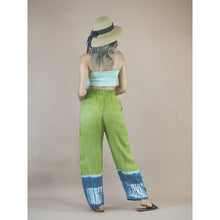 Load image into Gallery viewer, Hand Tiedye New Style Flowy Women&#39;s Palazzo Pants in Green  PP0326 029000 20