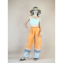 Load image into Gallery viewer, Hand Tiedye New Style Flowy Women&#39;s Palazzo Pants in Orange  PP0326 029000 11