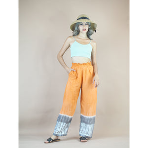 Hand Tiedye New Style Flowy Women's Palazzo Pants in Orange  PP0326 029000 11