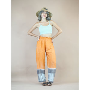 Hand Tiedye New Style Flowy Women's Palazzo Pants in Orange  PP0326 029000 11