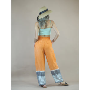 Hand Tiedye New Style Flowy Women's Palazzo Pants in Orange  PP0326 029000 11