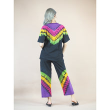 Load image into Gallery viewer, Tie dye women&#39;s Short sleeve with Long pant JP0095 019000