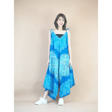 Load image into Gallery viewer, Peonies Mandala Women&#39;s Jumpsuit in Bright Navy JP0069 020308 02