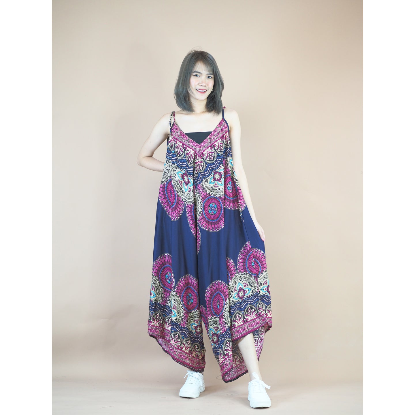 Maiden Mandala Women's Jumpsuit in Navy Blue JP0069 020306 04