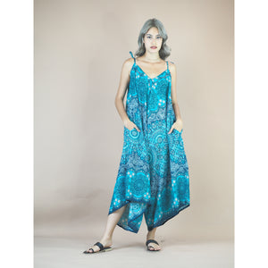 Daffodils Mandala Women's Jumpsuit in Ocean Blue JP0069 020265 06