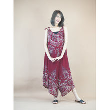 Load image into Gallery viewer, Cosmo Royal Elephant Women&#39;s Jumpsuit in Red JP0069 020307 04
