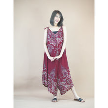 Load image into Gallery viewer, Cosmo Royal Elephant Women&#39;s Jumpsuit in Red JP0069 020307 04