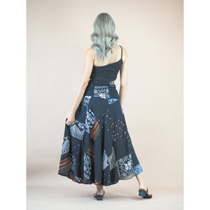 Patchwork Women's Bohemian Skirt in Black SK0033 028000 10