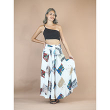 Load image into Gallery viewer, Patchwork Women&#39;s Bohemian Skirt in White SK0033 028000 04