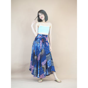 Patchwork Women's Bohemian Skirt in Navy SK0033 028000 03