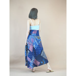 Patchwork Women's Bohemian Skirt in Navy SK0033 028000 03