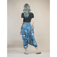 Load image into Gallery viewer, Patchwork Unisex Aladdin Drop Crotch Pants in White PP0310 028000 04