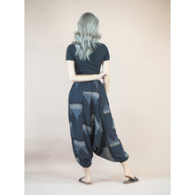 Load image into Gallery viewer, Patchwork Unisex Aladdin Drop Crotch Pants in Black PP0310 028000 10