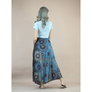 Mandala 136 Women's Bohemian Skirt in Black SK0033 020136 03