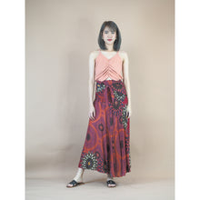 Load image into Gallery viewer, Mandala 136 Women&#39;s Bohemian Skirt in Red SK0033 020136 05