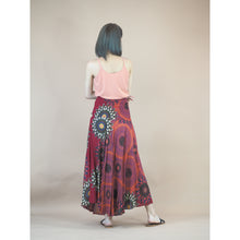 Load image into Gallery viewer, Mandala 136 Women&#39;s Bohemian Skirt in Red SK0033 020136 05