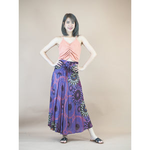 Mandala 136 Women's Bohemian Skirt in Purple SK0033 020136 01