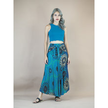 Load image into Gallery viewer, Mandala 136 Women&#39;s Bohemian Skirt in Ocean Blue SK0033 020136 04
