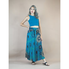 Load image into Gallery viewer, Mandala 136 Women&#39;s Bohemian Skirt in Ocean Blue SK0033 020136 04