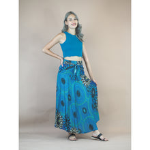 Load image into Gallery viewer, Mandala 136 Women&#39;s Bohemian Skirt in Bright Navy SK0033 020136 06