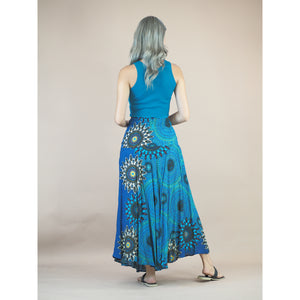Mandala 136 Women's Bohemian Skirt in Bright Navy SK0033 020136 06