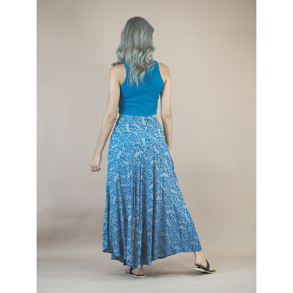 Flowers Women's Bohemian Skirt in Blue SK0033 020150 01