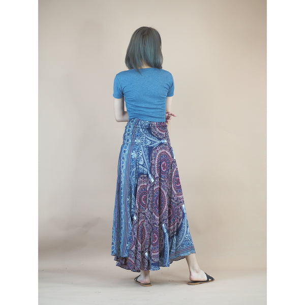 Templ Mandala Women's Bohemian Skirt in Navy Blue SK0033 020120 03