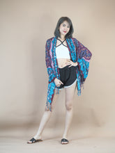 Load image into Gallery viewer, Contrast Mandala Scarf in Bright Navy JK0038 020127 03