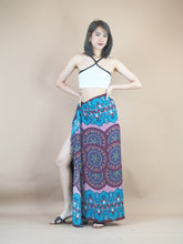 Load image into Gallery viewer, Contrast Mandala Scarf in Bright Navy JK0038 020127 03