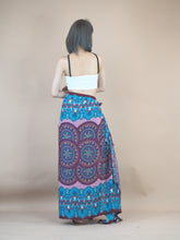 Load image into Gallery viewer, Contrast Mandala Scarf in Bright Navy JK0038 020127 03