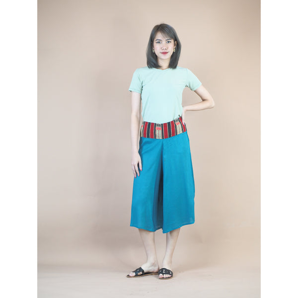 Bohomian Women's Palazzo Pants in Ocean Blue  PP0117 020000 02