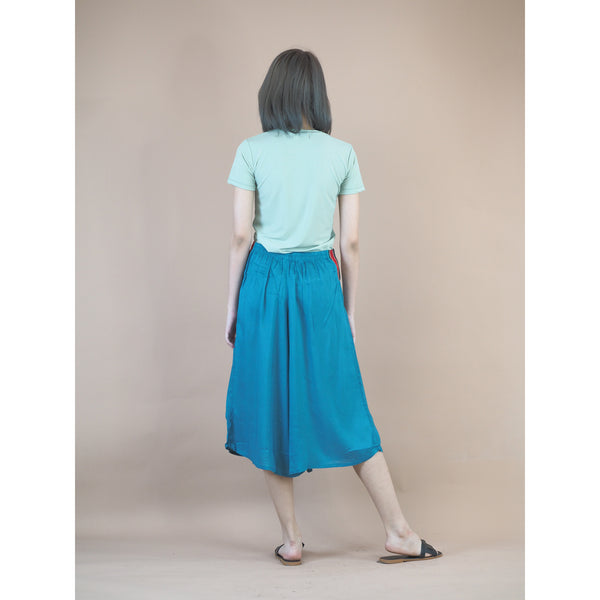 Bohomian Women's Palazzo Pants in Ocean Blue  PP0117 020000 02