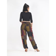 Load image into Gallery viewer, Patchwork Unisex Harem Pants in Brown PP0004 028000 16