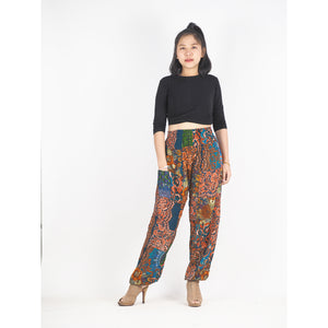 Patchwork Unisex Harem Pants in Green PP0004 028000 20