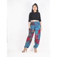 Load image into Gallery viewer, Patchwork Unisex Harem Pants in Red PP0004 028000 12