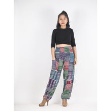 Load image into Gallery viewer, Patchwork Unisex Harem Pants in Green PP0004 028000 20