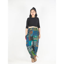 Load image into Gallery viewer, Patchwork Unisex Harem Pants in Green PP0004 028000 20