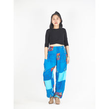 Load image into Gallery viewer, Patchwork Unisex Harem Pants in Light Blue PP0004 028000 08