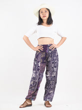 Load image into Gallery viewer, Patchwork Unisex Harem Pants in Purple PP0004 028000 06